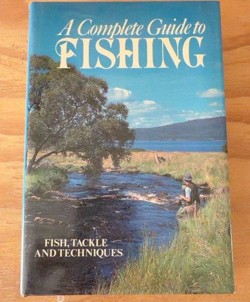 A Complete Guide to Fishing vintage hardback book front cover