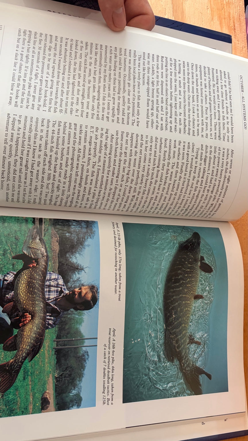 Pike Fishing by Mick Brown illustrated pike fishing pages
