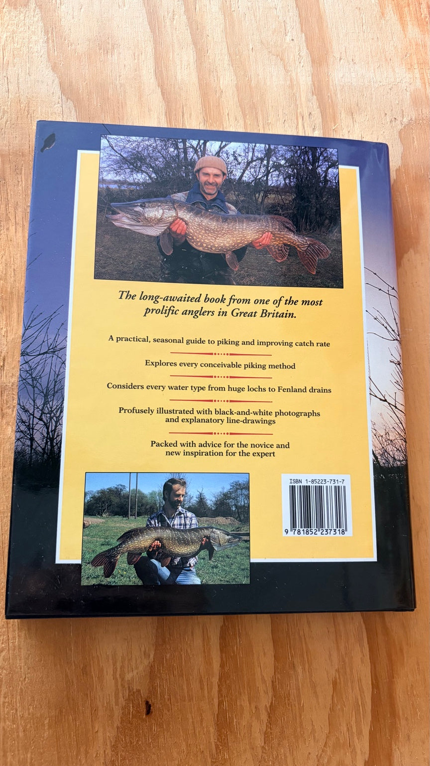 Pike Fishing The Practice and the Passion by Mick Brown back cover