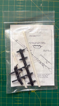 Vintage Breakaway Relay Clips sea fishing rig components with original instruction sheet