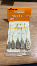 Vintage Drennan non-toxic Link Legers set sizes 2 to 6 Swan
