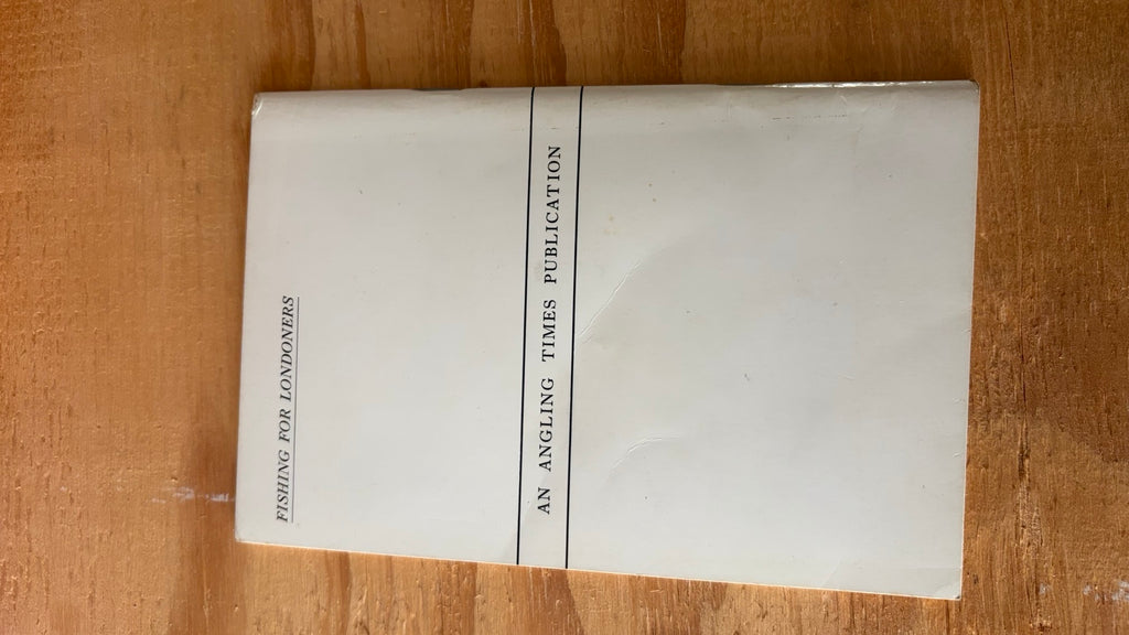 Fishing for Londoners by Ken Sutton 1964 rear dust jacket