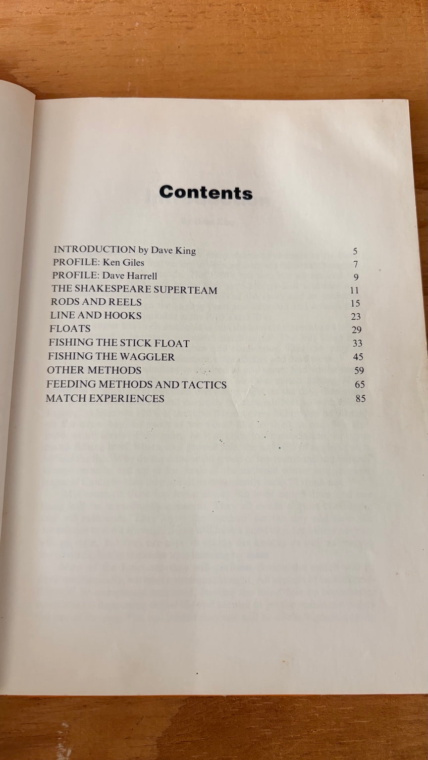 Contents Float Fishing Rivers Ken Giles Dave Harrell
