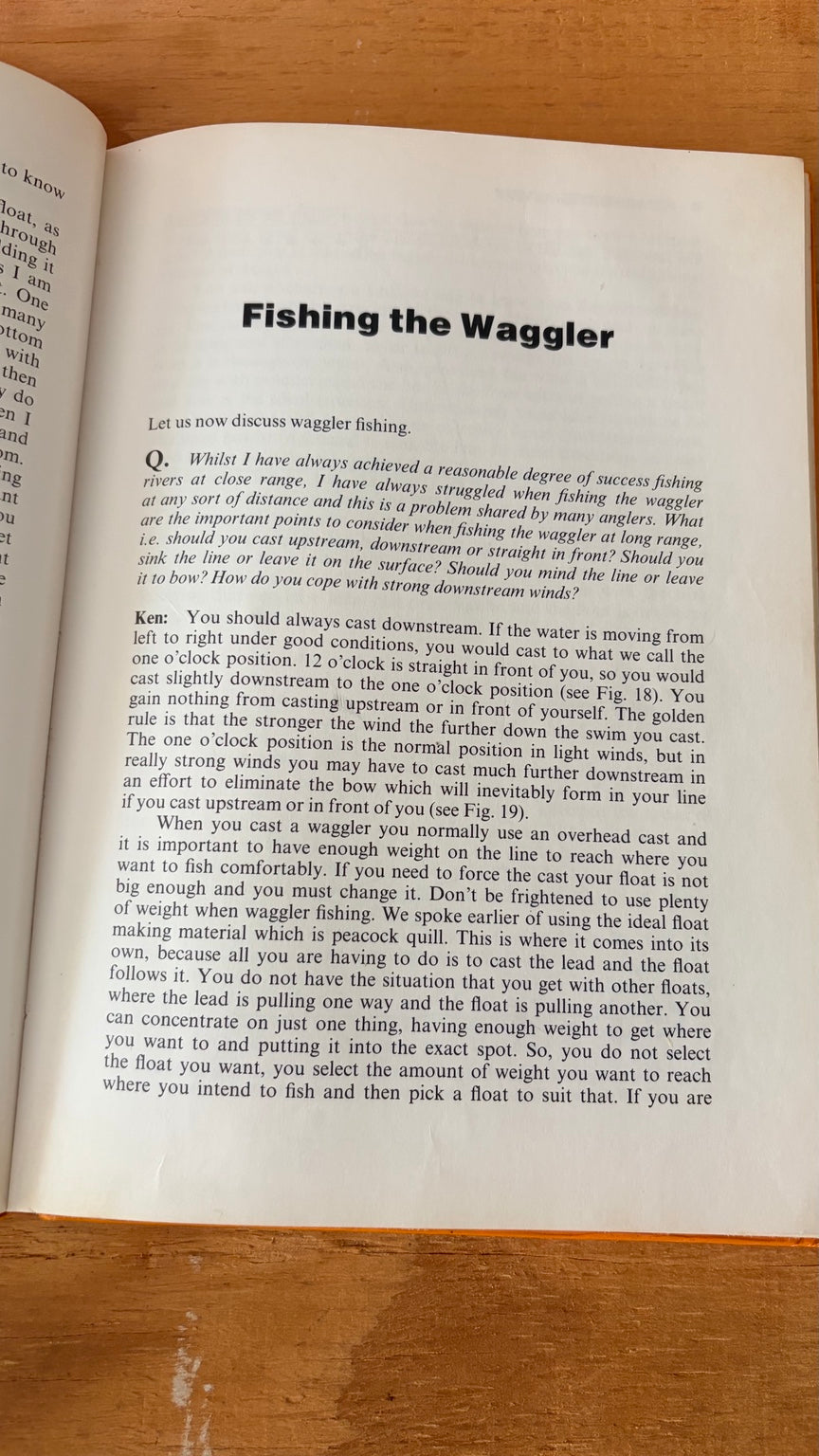 Fishing the Waggler chapter Float Fishing Rivers
