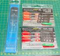 Guru Korum and Drennan new old stock carp hair rigs five pack bundle