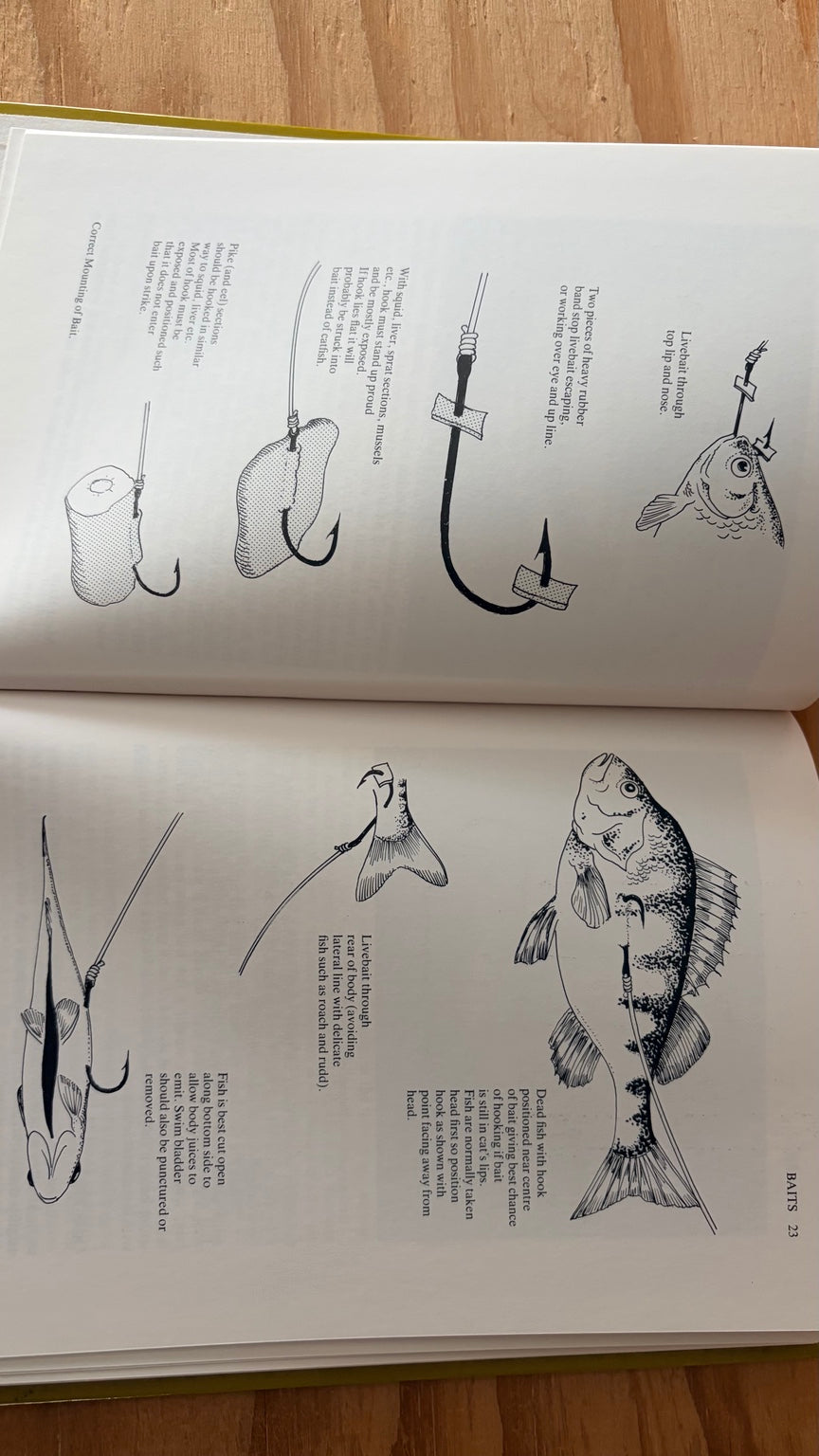 Catfish fishing bait rigs and tackle illustrations Kevin Maddocks