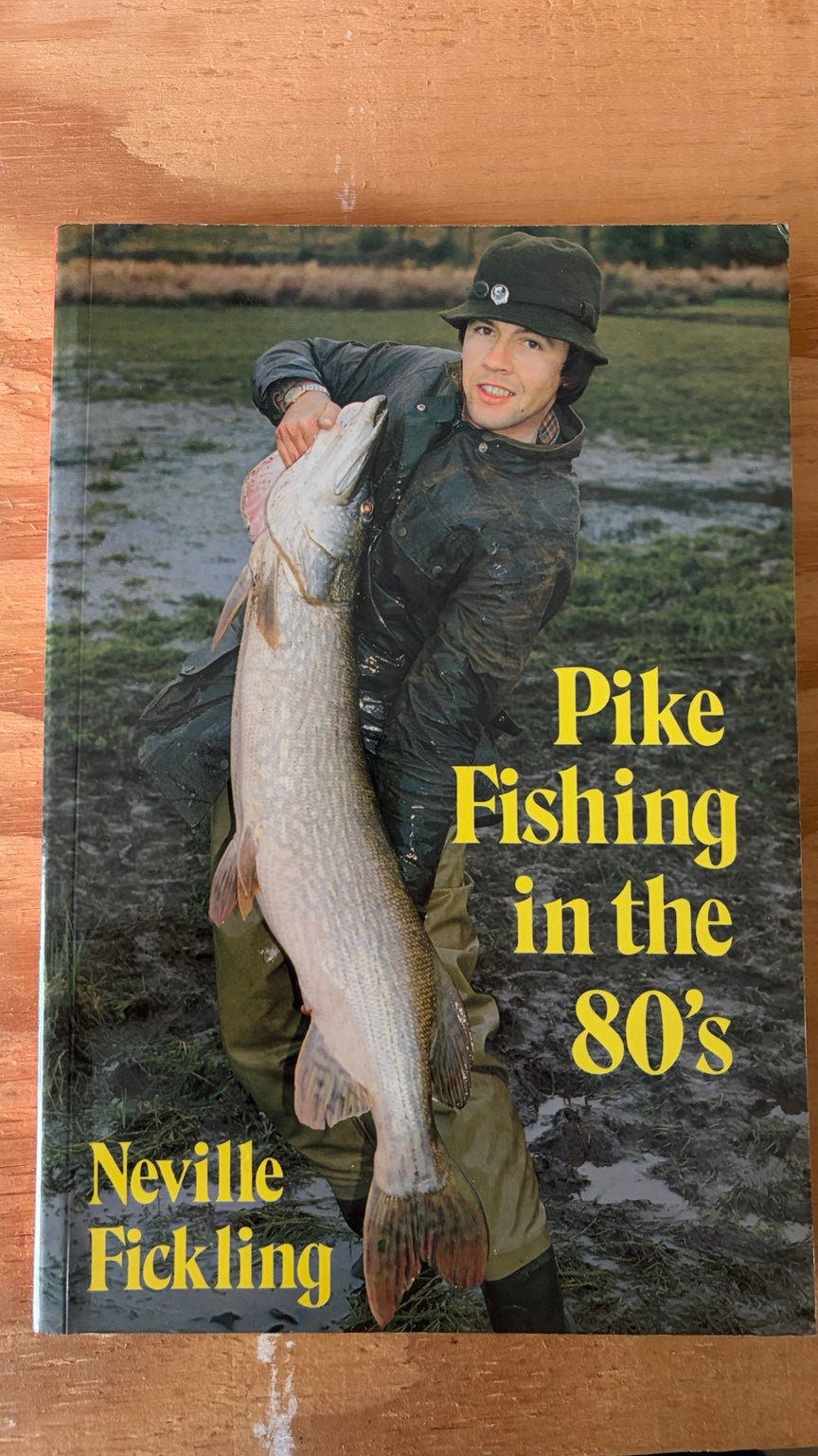 Pike Fishing in the 80's by Neville Fickling 1982 first edition paperback