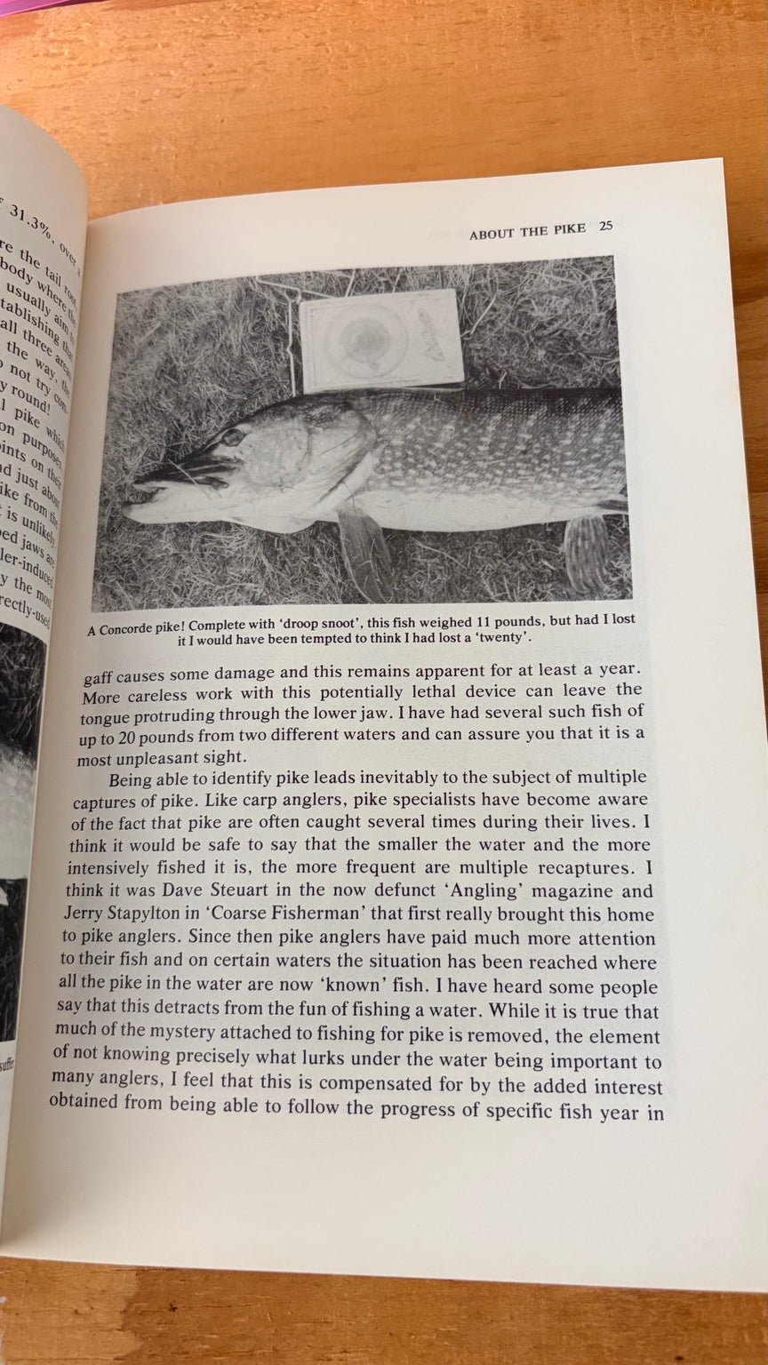 Inside Pike Fishing in the 80's vintage angling book