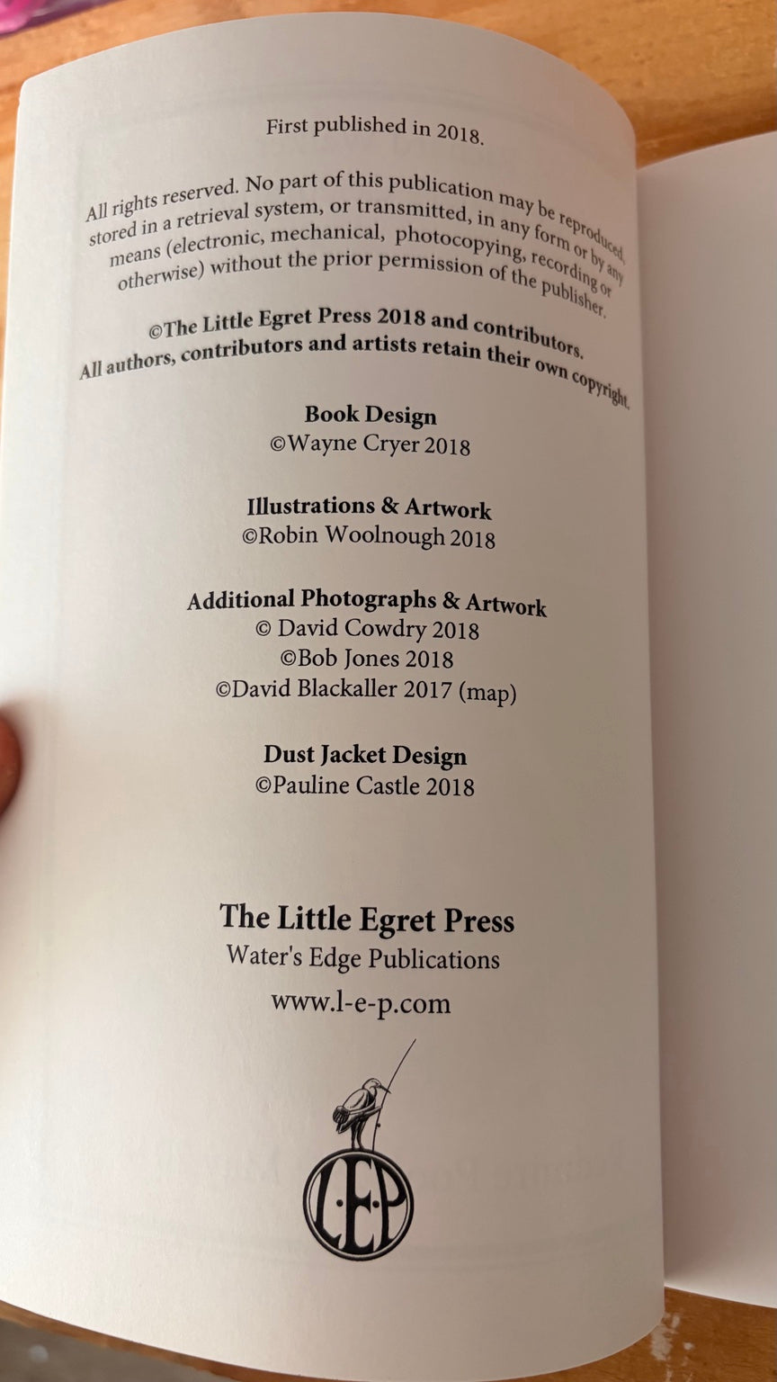 First published 2018 Little Egret Press Richard Walker Centenary Celebration