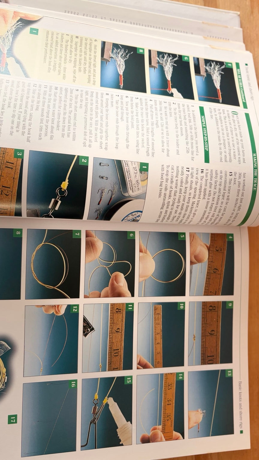 The Sea Angler's Bait and Rigs illustrated step-by-step rig tying guide