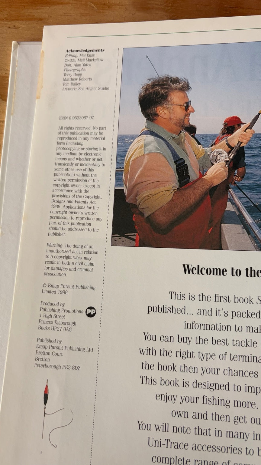 The Sea Angler's Bait and Rigs 1998 publication details