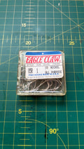 Vintage Eagle Claw 85R size 1 nickel finish all purpose fishing hooks original box