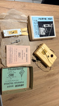 The Heron bite detector complete with alarm head battery box instructions and original packaging